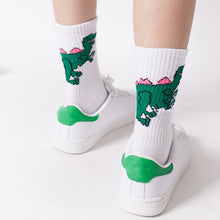 Load image into Gallery viewer, Ball Fire Dinosaur Lovers Socks