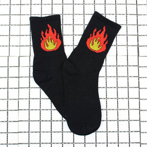Ball Fire Dinosaur Lovers Socks