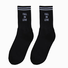 Load image into Gallery viewer, Fall In Love White Socks