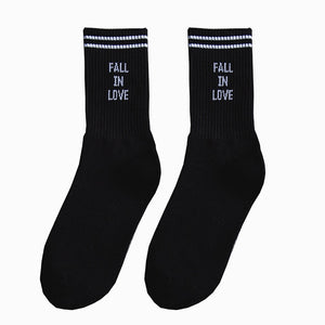 Fall In Love White Socks