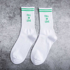 Fall In Love White Socks