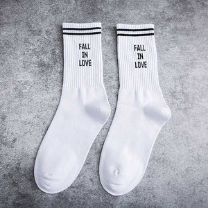 Fall In Love White Socks