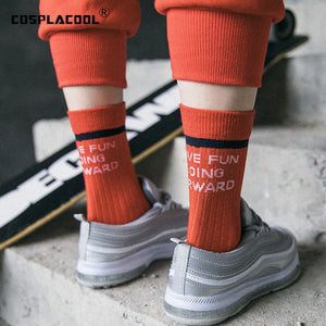 "Have Fun Going Forward" Socks