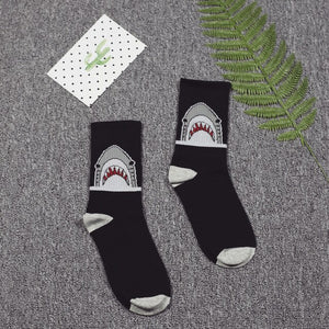 Cartoon Shark  Socks