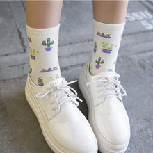 Load image into Gallery viewer, Cactus Pattern Socks