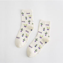 Load image into Gallery viewer, Cactus Pattern Socks