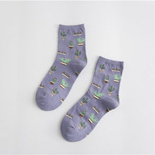 Load image into Gallery viewer, Cactus Pattern Socks