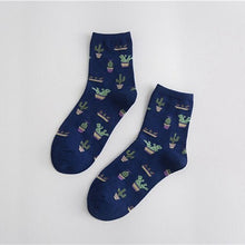 Load image into Gallery viewer, Cactus Pattern Socks