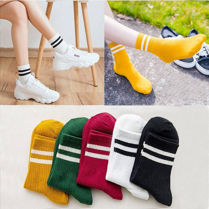 Striped and Colored Socks